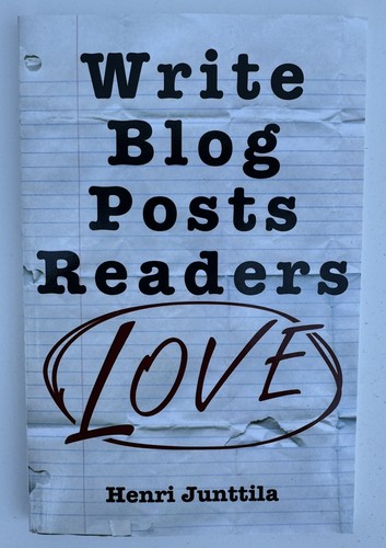 Write blog posts - write,