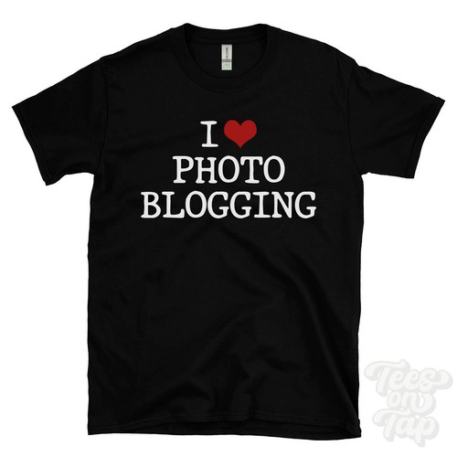 Love photo blogging shirt - blogging, t-shirt